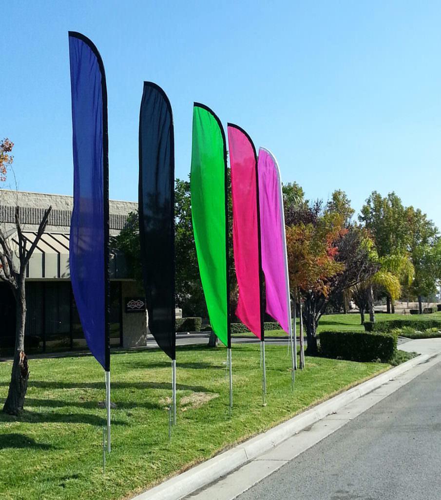 Solid Color Feather Flags