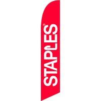Staples Feather Flag Kit with Ground Stake