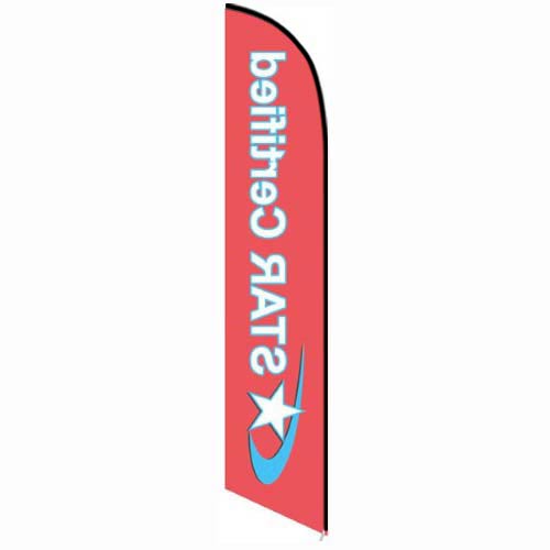 Star Certified feather flag