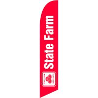 State Farm Feather Flag Kit with Ground Stake