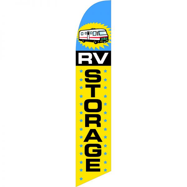 Storage RV Feather Flag