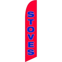 Stoves Feather Flag Kit with Ground Stake
