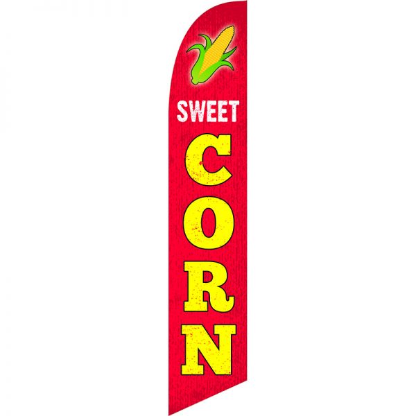 Sweet Corn Feather Flag