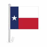 Texas Window Clip-on Flag