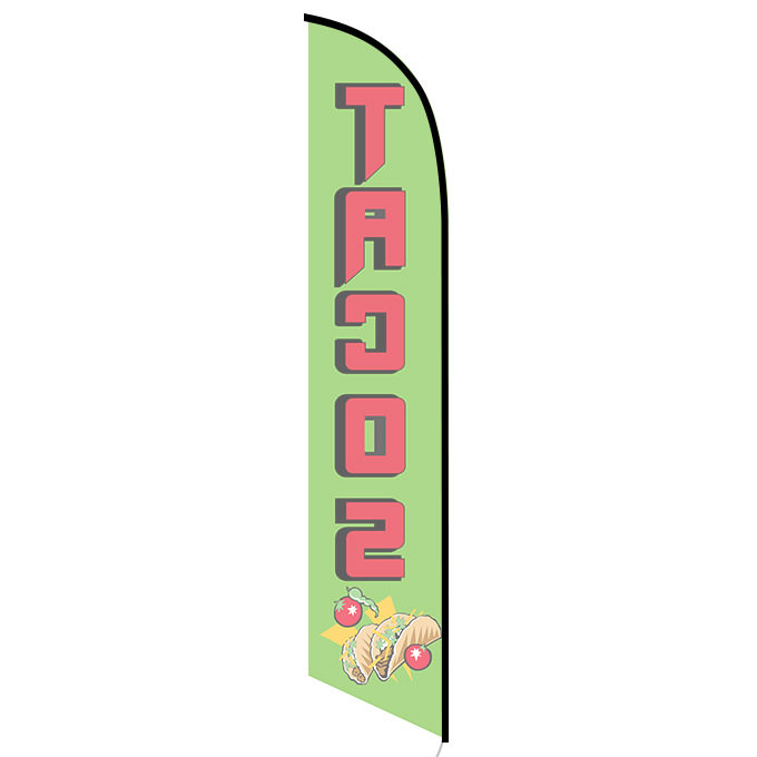 Tacos Feather Flag, Food & Restaurant Banners
