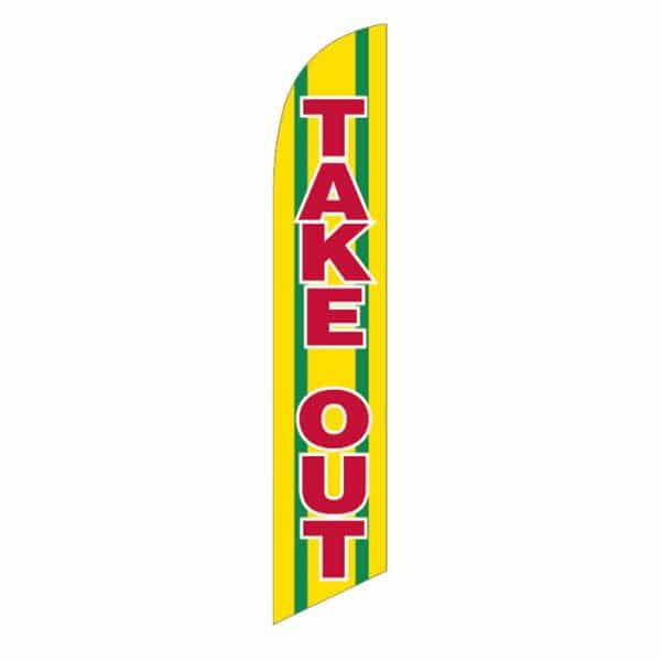 Take-Out-Feather-Flag-Yellow