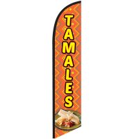 Tamales Feather Flag Banner