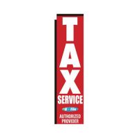 Tax Service E-file Rectangle Flag