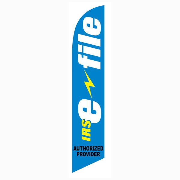 IRS E-file Authorized Provider feather flag sign and banners