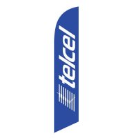 TelCel Feather Flag