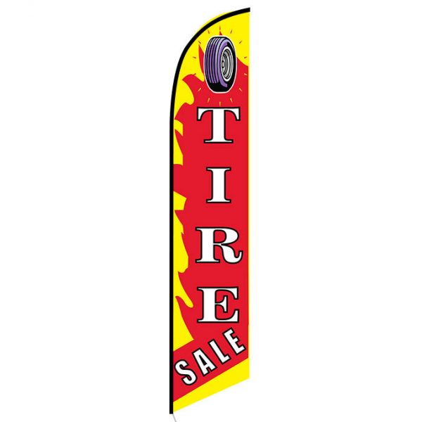 Tire Sale feather flag