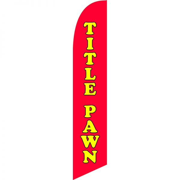 Title Pawn Feather Flag