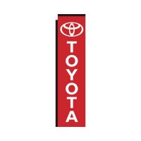 Toyota dealership Rectangle Flag