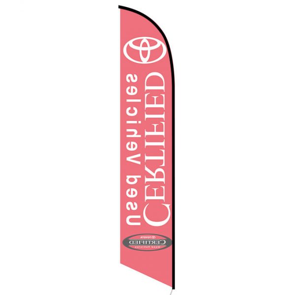 Toyota Certified Used Vehicles feather flag