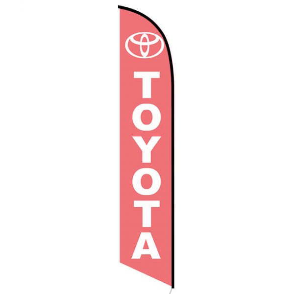 Toyota feather flag