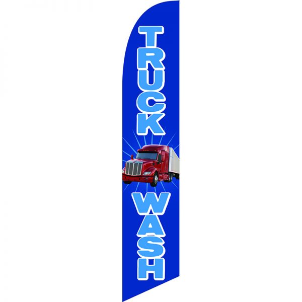 Truck Wash Feather Flag