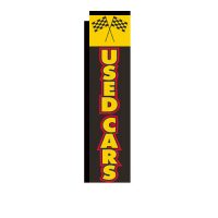 Used Cars Rectangle Banner Flag