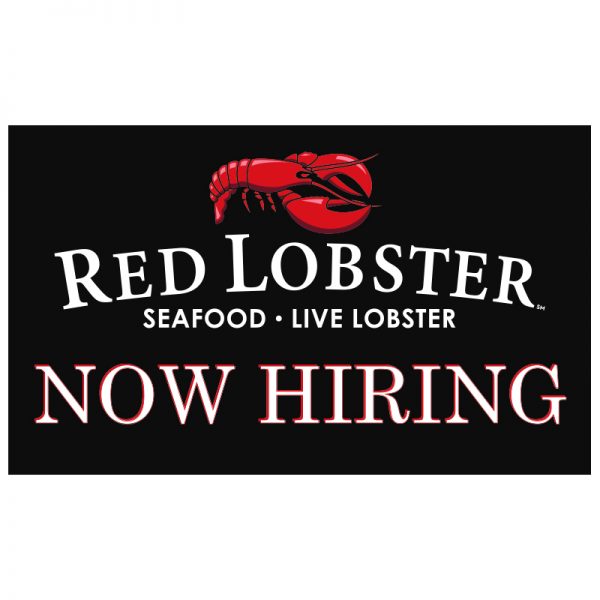 VINYL 3x5 Now Hiring Red Lobster now hiring