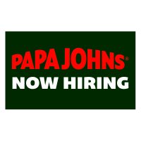 Papa John’s Now Hiring Vinyl Banner