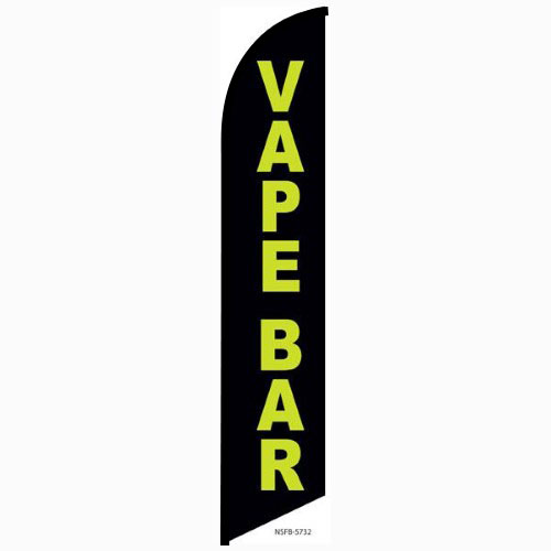 Vape Bar feather flag