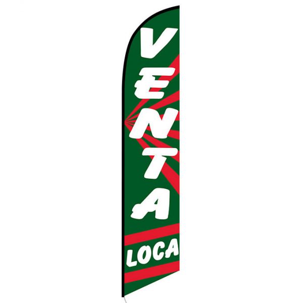 Venta Loca feather flag