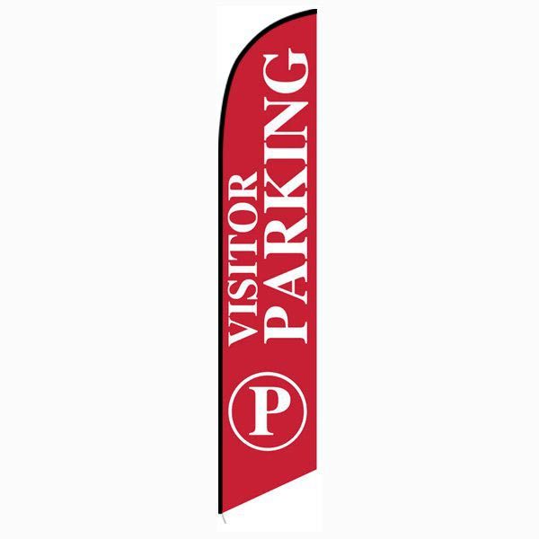 Visitor Parking Feather Flag