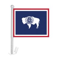Wyoming Window Clip-on Flag