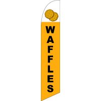 Waffles Feather Flag Kit with Ground Stake