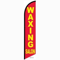Waxing Salon feather flag