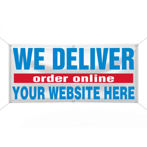 We Deliver Order Online Banner