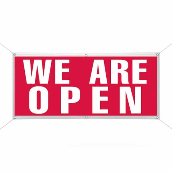 We are Open Banner