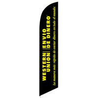 Western Union Envio de Dinero feather flag