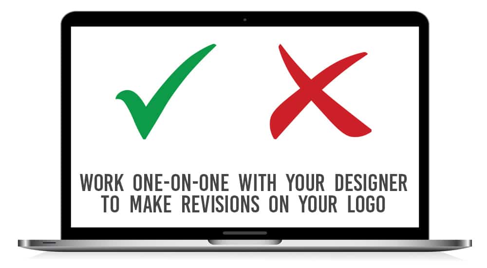 work with your designer and receive up to 5 free revisions