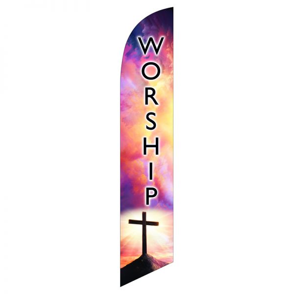 Worship-Feather-Flag-FFN-99904
