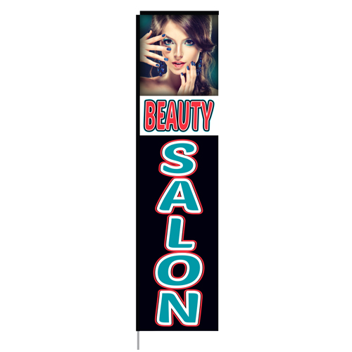 beauty salon-rectangle-flag-10182