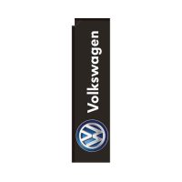 Volkswagen black Rectangle Flag