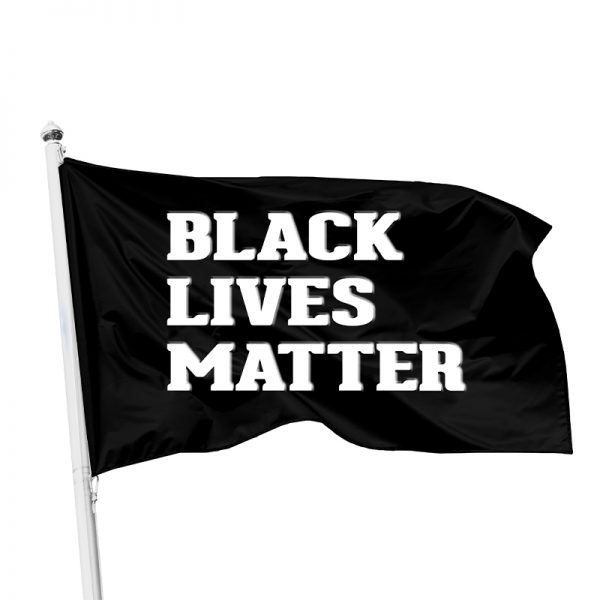 black lives matter 3x5 flag mockup