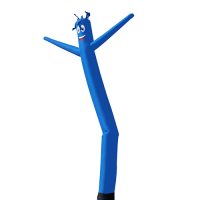 Dark Blue Inflatable Tube Man | 18ft air powered solid color dancer guy