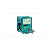 BMO Sitting Adventure Time Meme 3×5 Flag