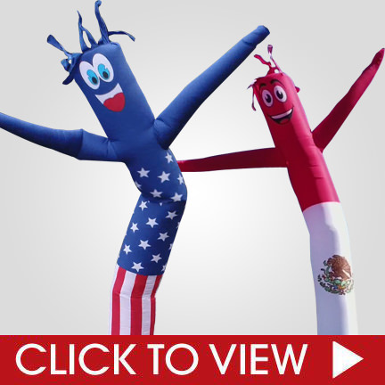 Country and State Inflatable Tube Men air powered dancers