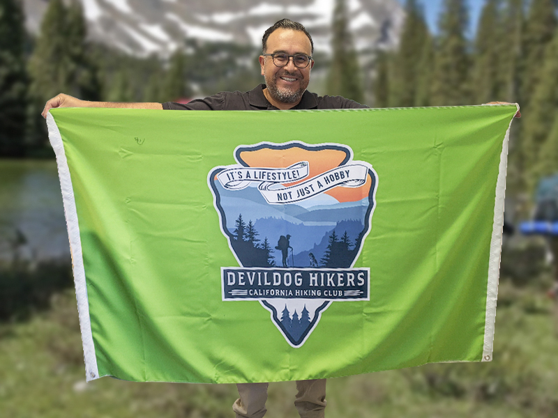Custom 3x5 flag for business advertising, events, and outdoor promotional displays