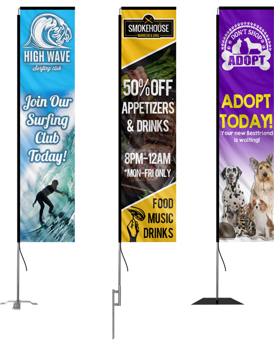 Replacement Flag Only Tax Service 3ft x 12ft Advertising Rectangle Banner Flag