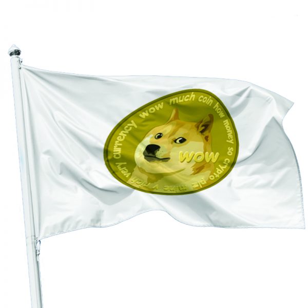 doge coin meme flag 3x5