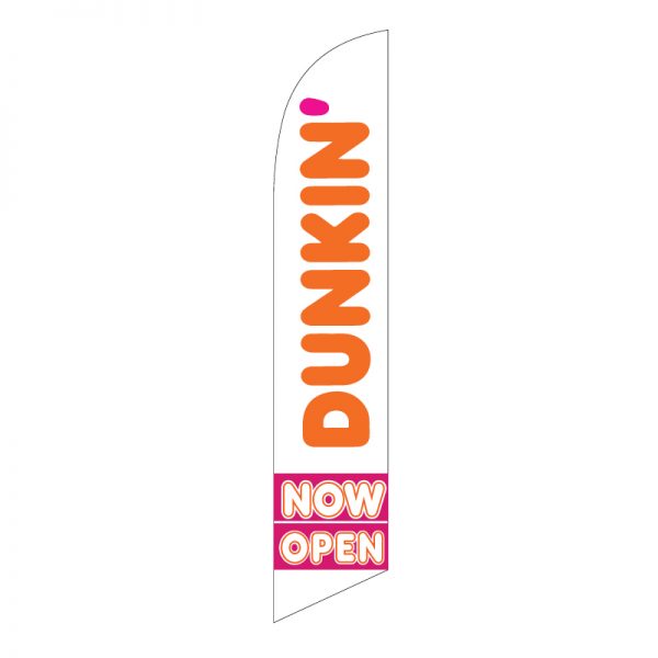 dunkin-donuts-now-open-feather flag white