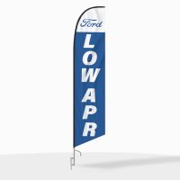 Ford Low APR Feather Flag with Ground Spike