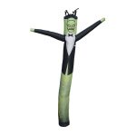 Frankenstein Halloween Inflatable Tube Man |  18ft air powered wind dancer