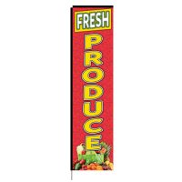 Fresh Produce Rectangle Flag