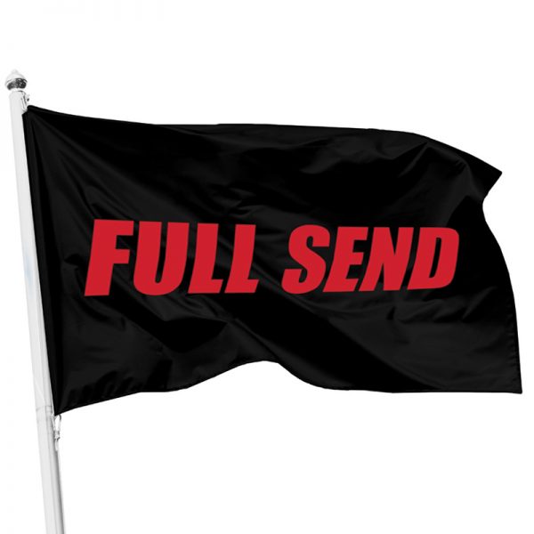 full send rave 3x5 standard flag