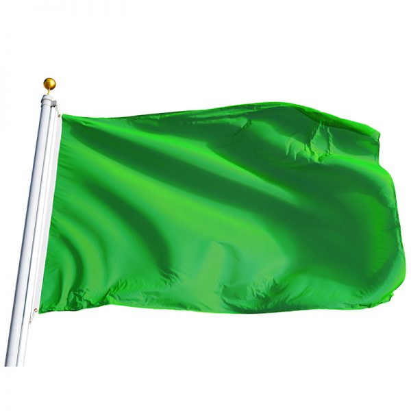 Green 3×5 Double Sided Flag