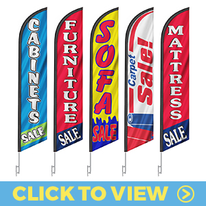 Home and furniture feather flags – cabinets sale, furniture sale, sofa sale, carpet sale, and mattress sale designs